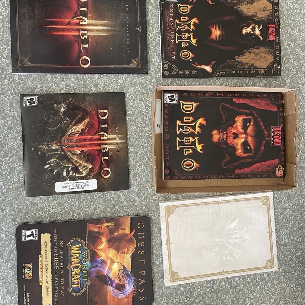 Diablo and World of Warcraft Game Collection